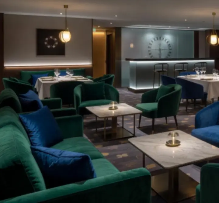 Salon événementiel moderne et élégant dans un casino en France